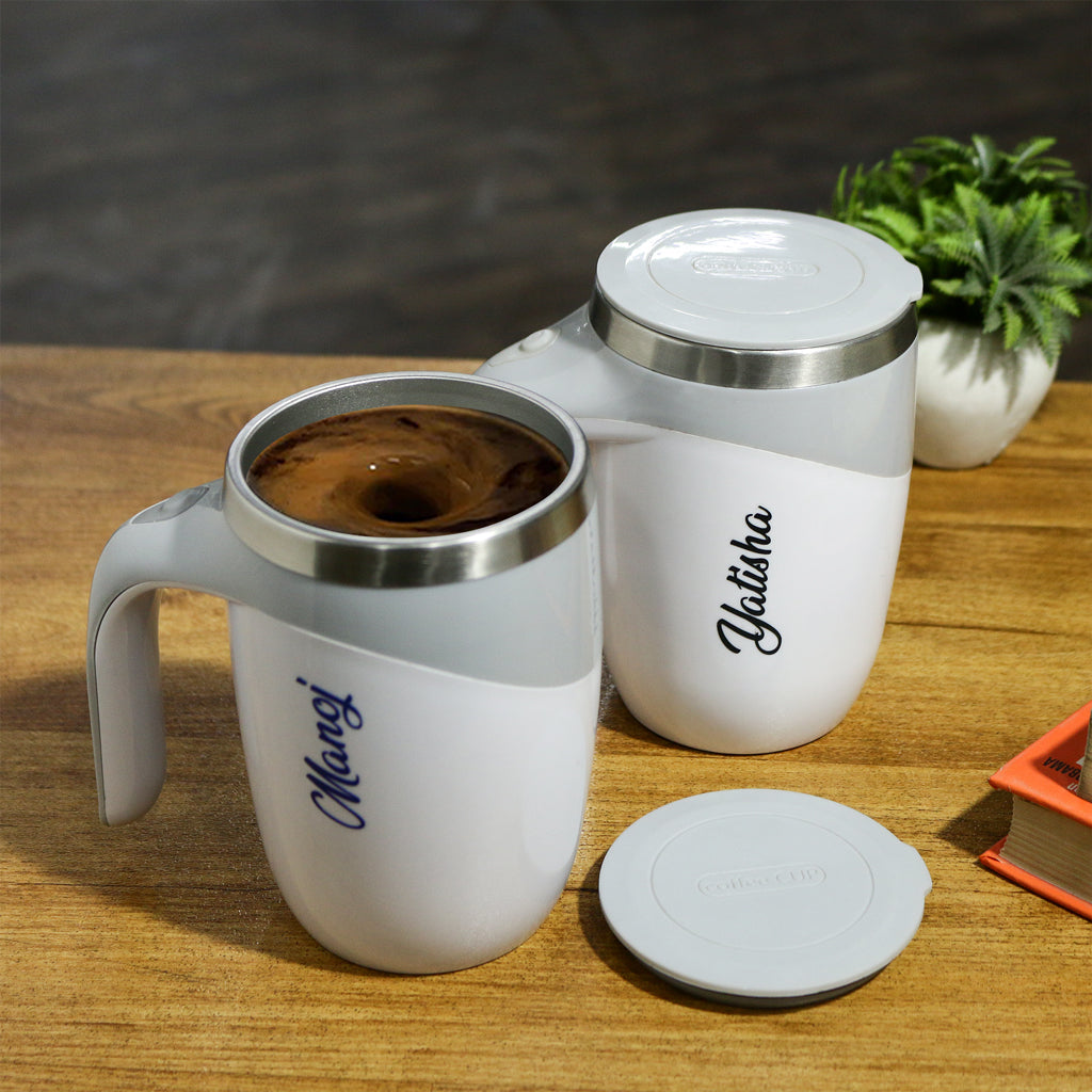 Automatic Self Stirring Mug A B C D E F G H I J K- L M N O P