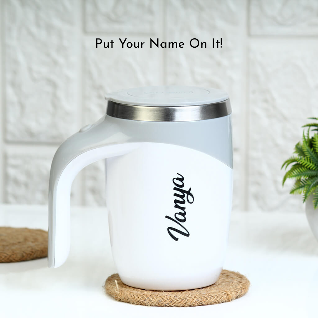 Automatic Self Stirring Mug A B C D E F G H I J K- L M N O P